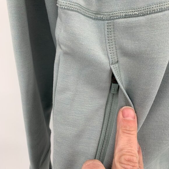 Sweaty Betty Galvanise Running Hoodie Mirage Green sweatshirt shirt new X-Small - Picture 3 of 6